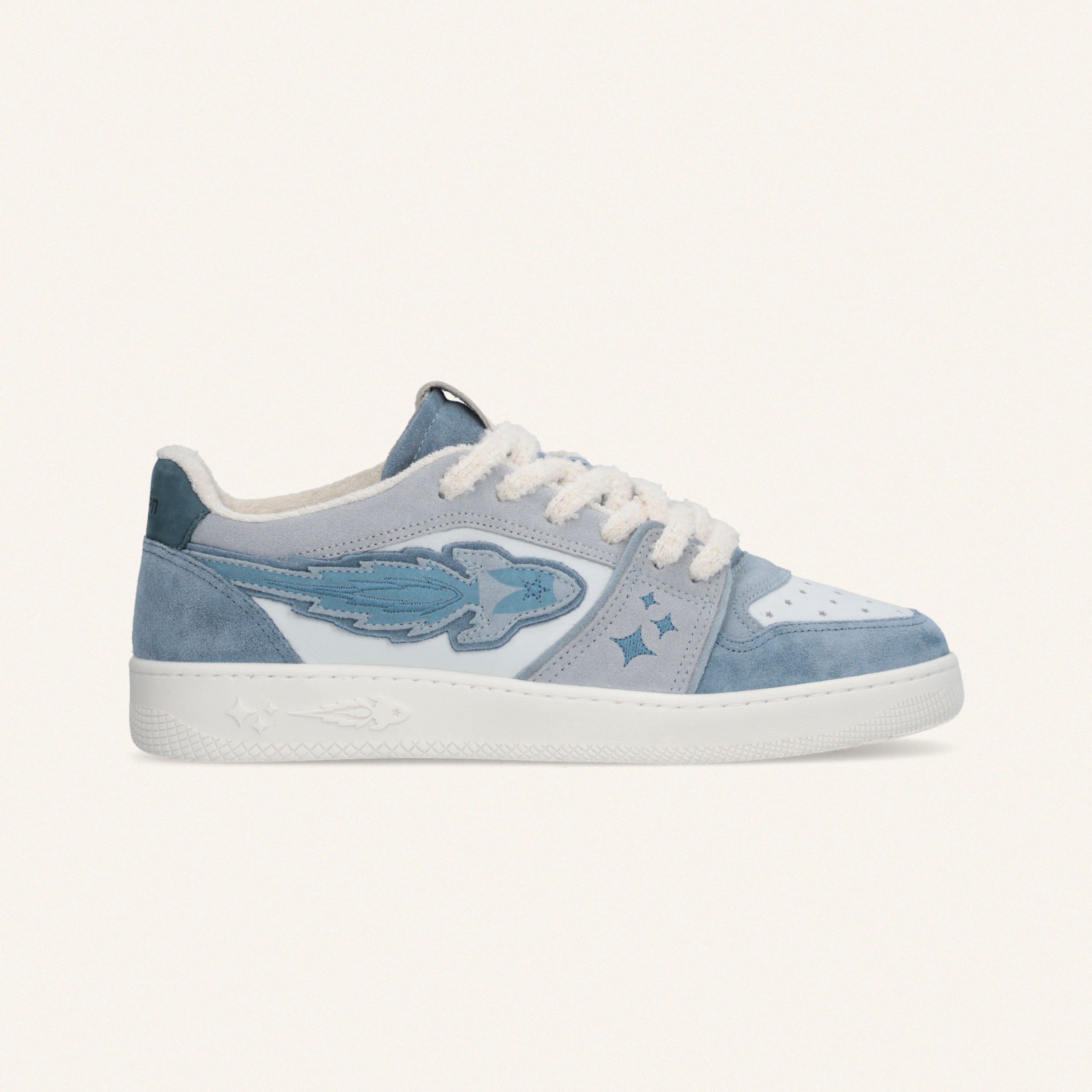 Entjpn Egg Rocket - sneakers in nabuk e suede sky