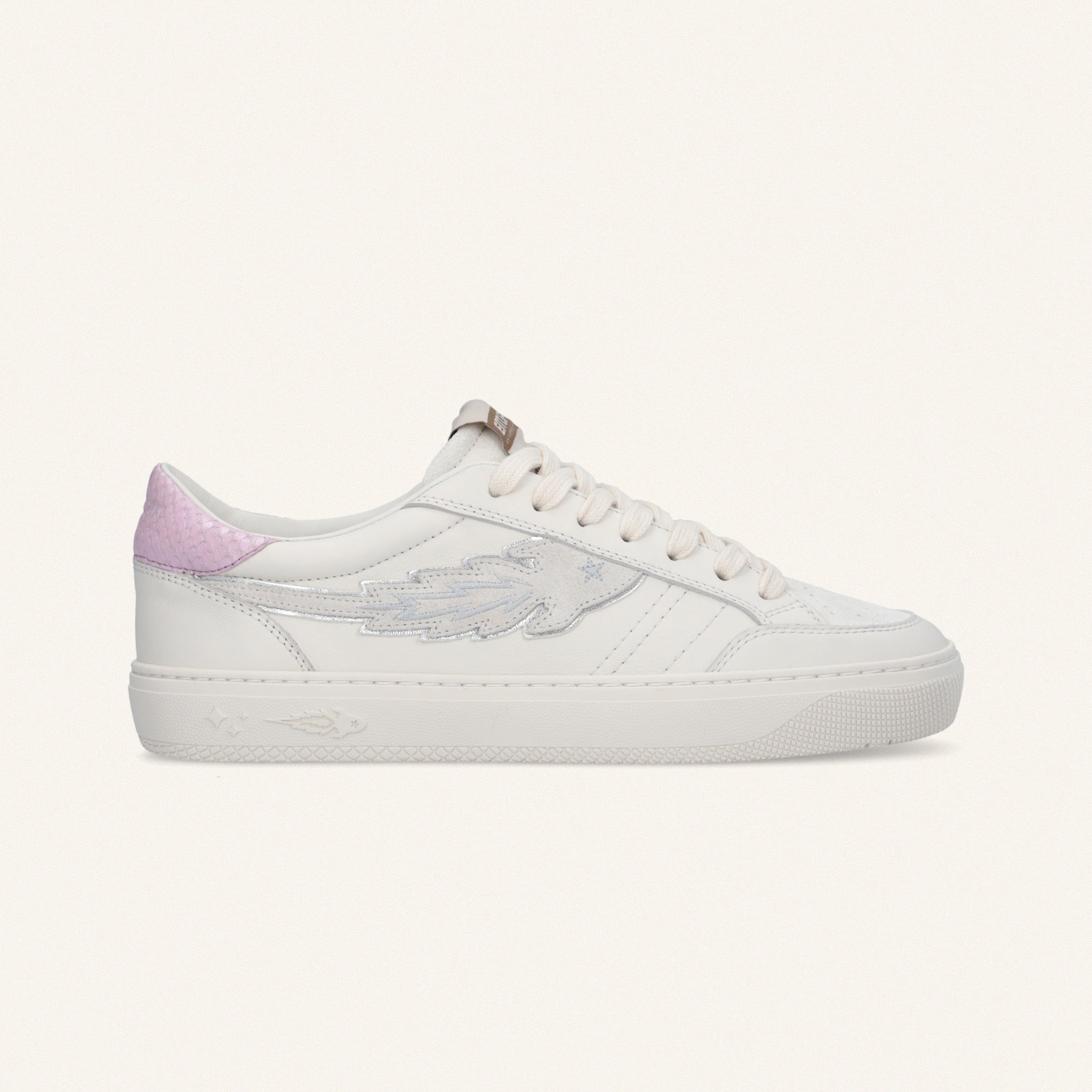 Entjpn Jupiter Rocket - sneakers donna in pelle con talloncino lilac