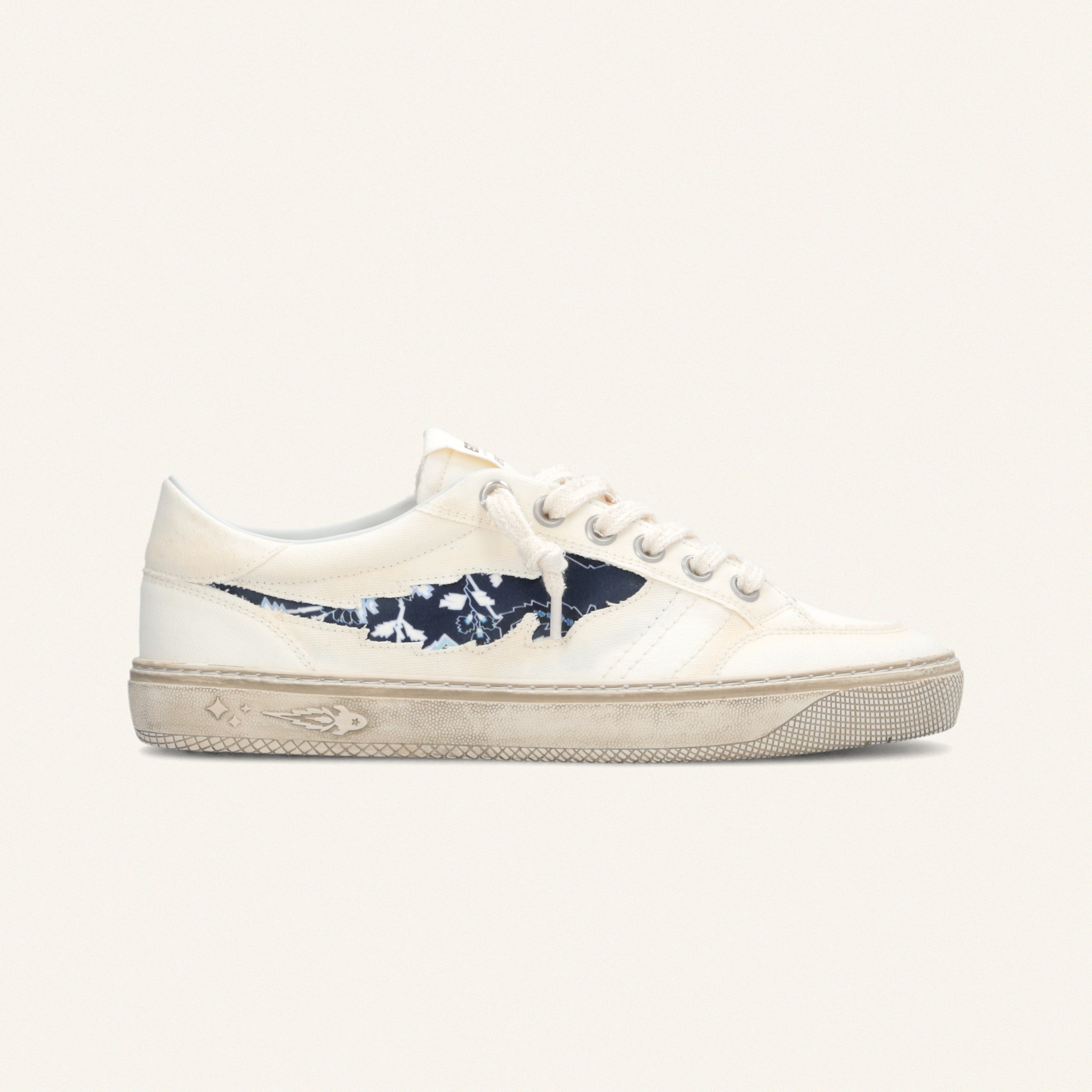 ENTJPN Jupiter Rocket Upcycling - Sneakers unisex in canvas con