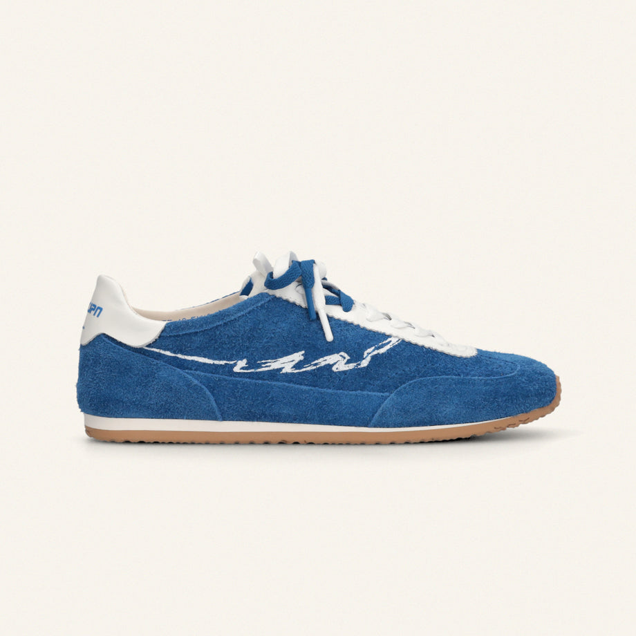 ENTJPN 61 - sneakers in pelle scamosciata blue image