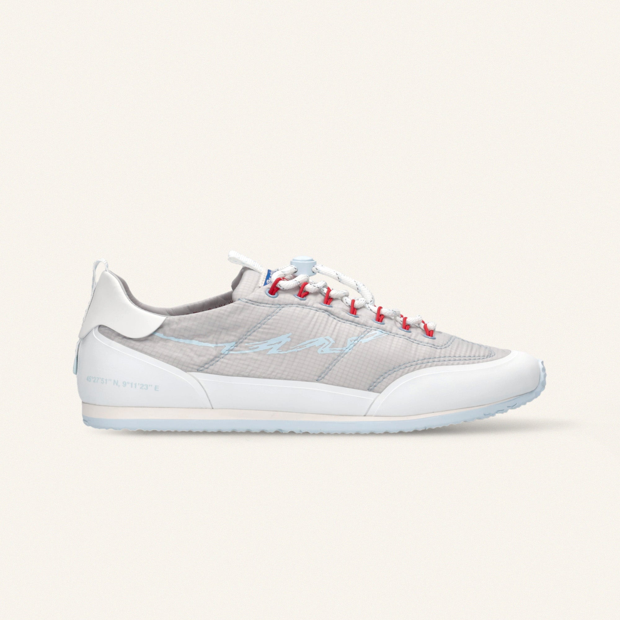 ENTJPN 61 Alpina - sneakers unisex in nylon light blue