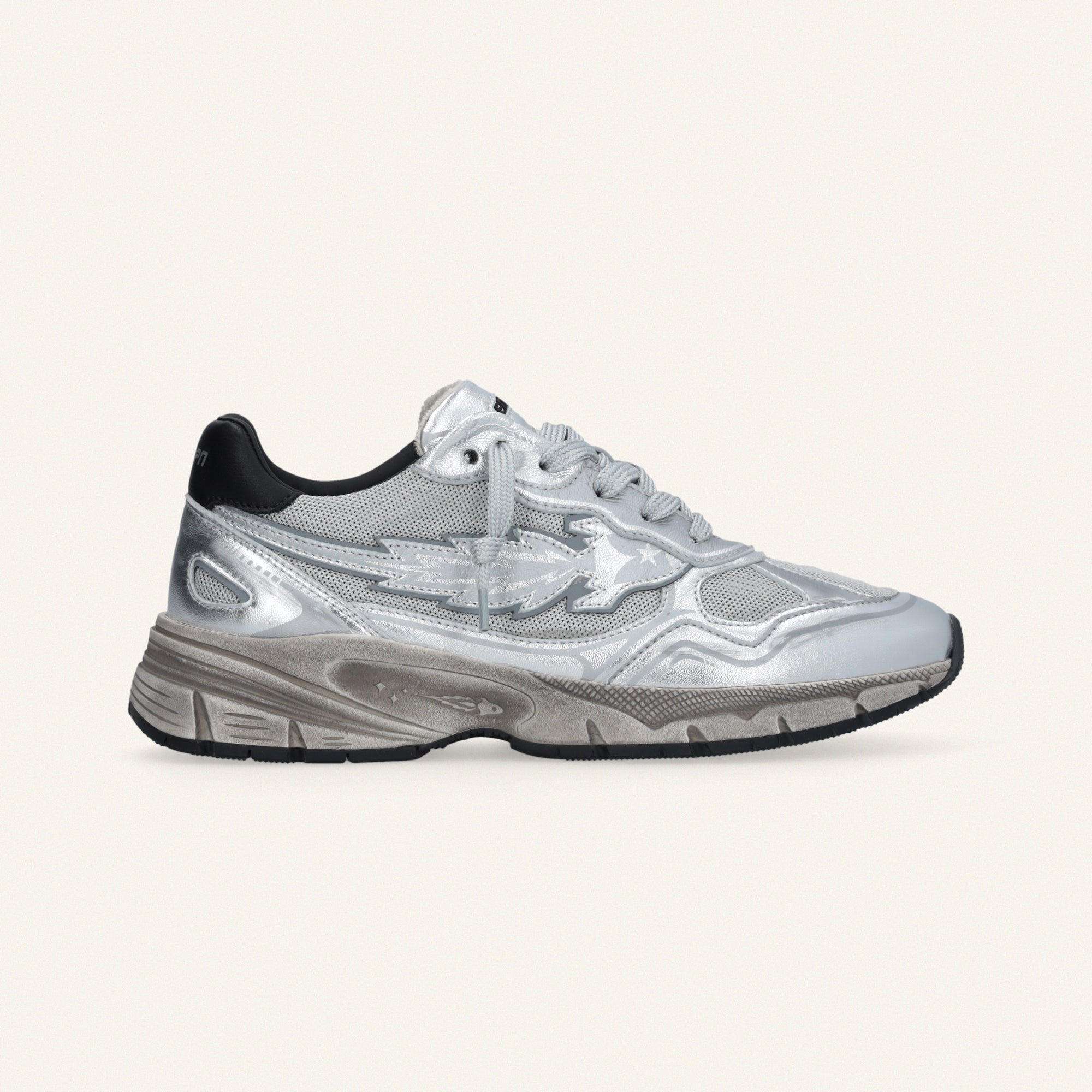 Entjpn Run Rocket - sneakers running unisex argento