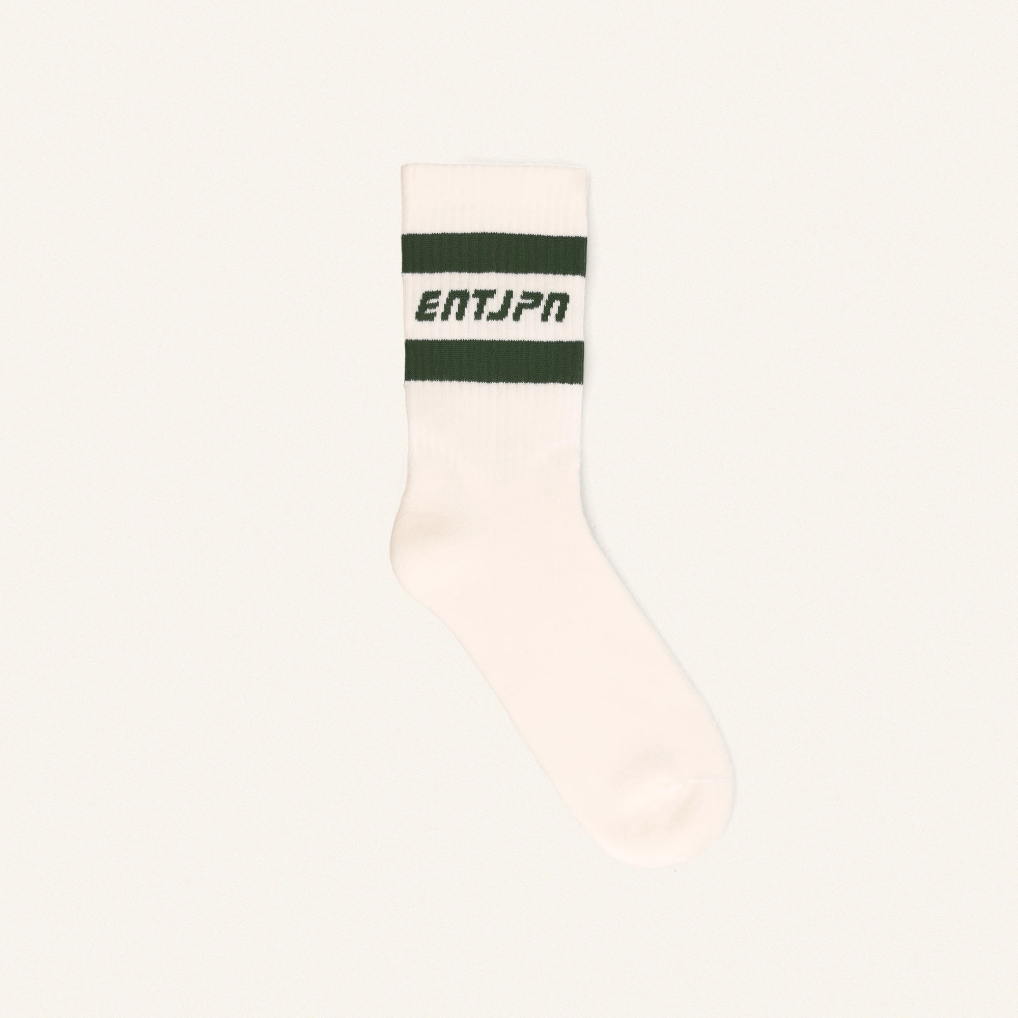 Calzini con logo ENTJPN e stripes color military