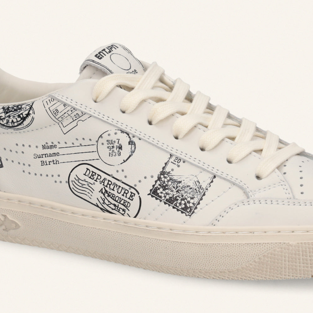 Entjpn Jupiter Rocket Postage - sneakers in pelle con stampa all over