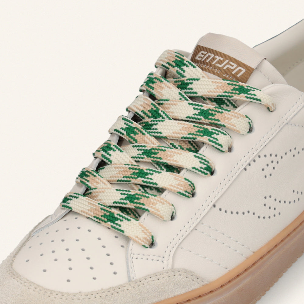 Entjpn Jupiter Rocket - sneakers in pelle con talloncino bicolor stampa cocco