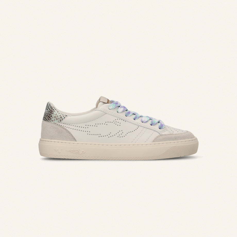 Entjpn Jupiter Rocket - sneakers donna in pelle con talloncino bicolor image