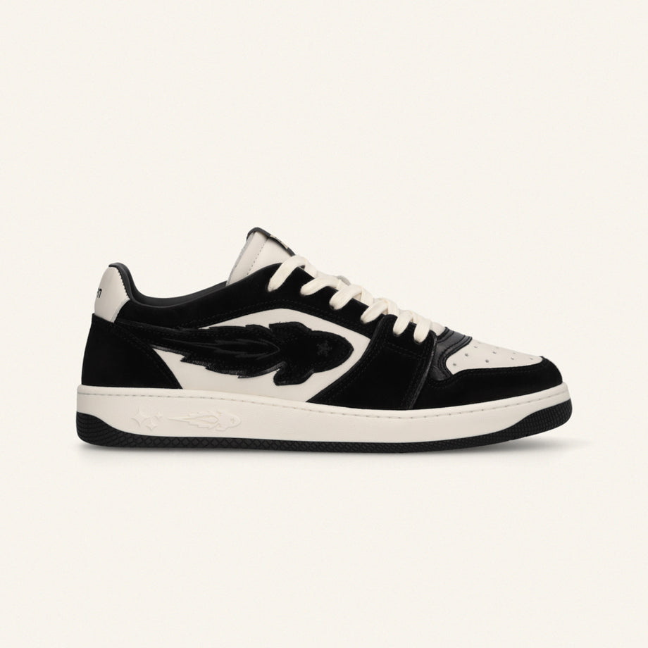 Entjpn Egg Rocket - sneakers in pelle nera e bianca image