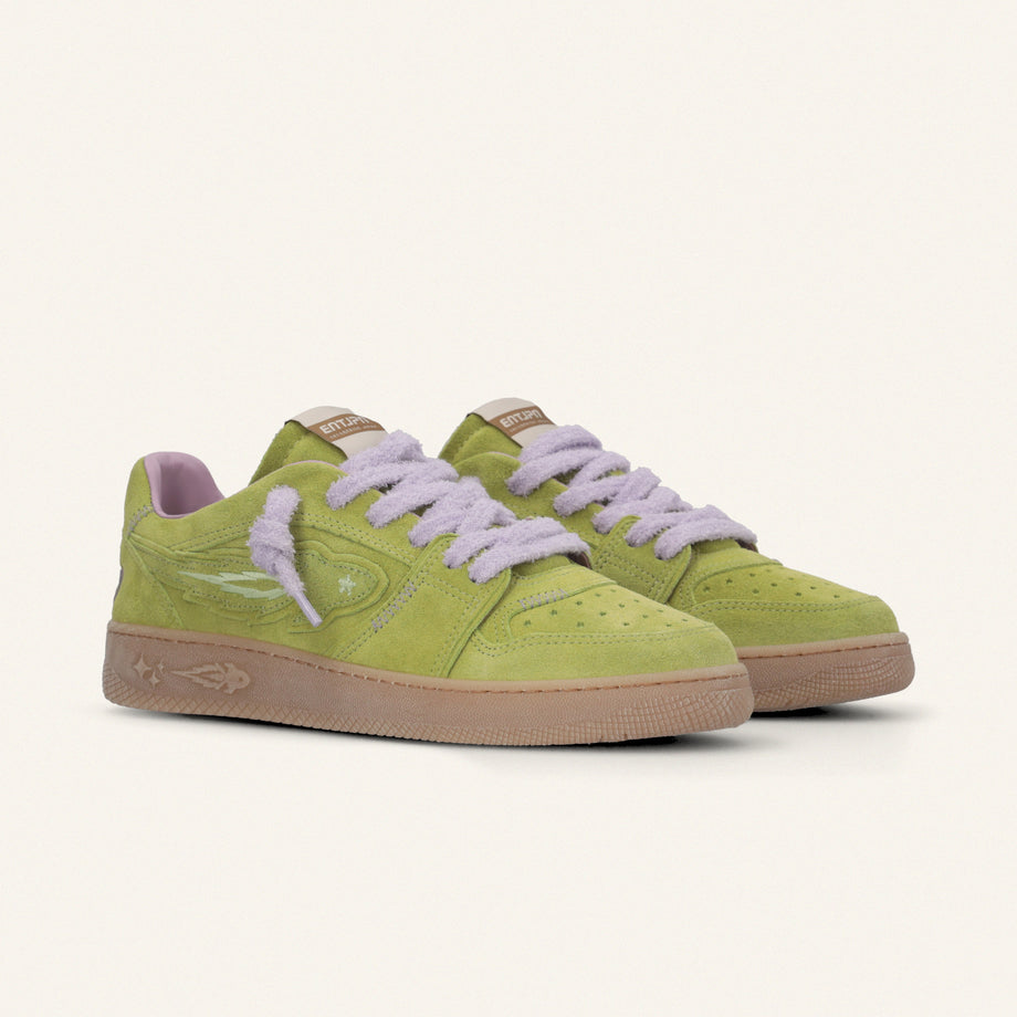 Entjpn Egg Rocket - sneakers in pelle scamosciata color verde cedro