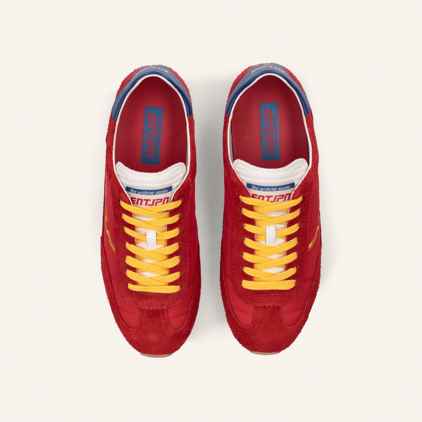 ENTJPN 61 Mondialito Spain – Sneakers in suede e nylon