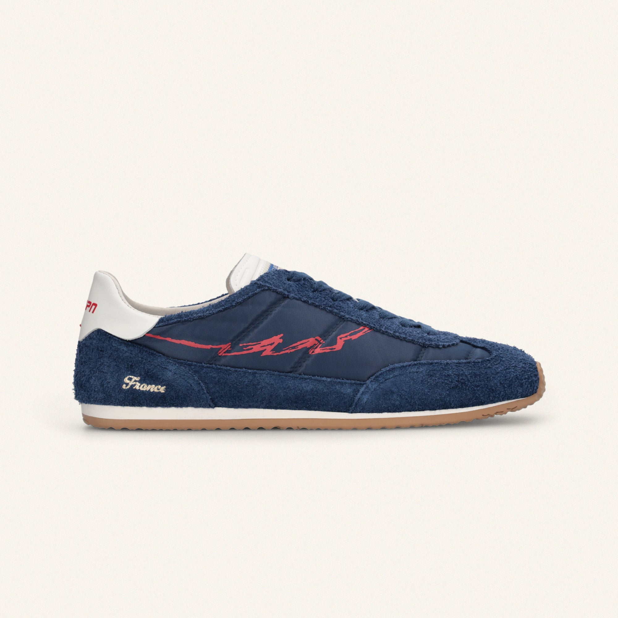 ENTJPN 61 Mondialito France – Sneakers in suede e nylon