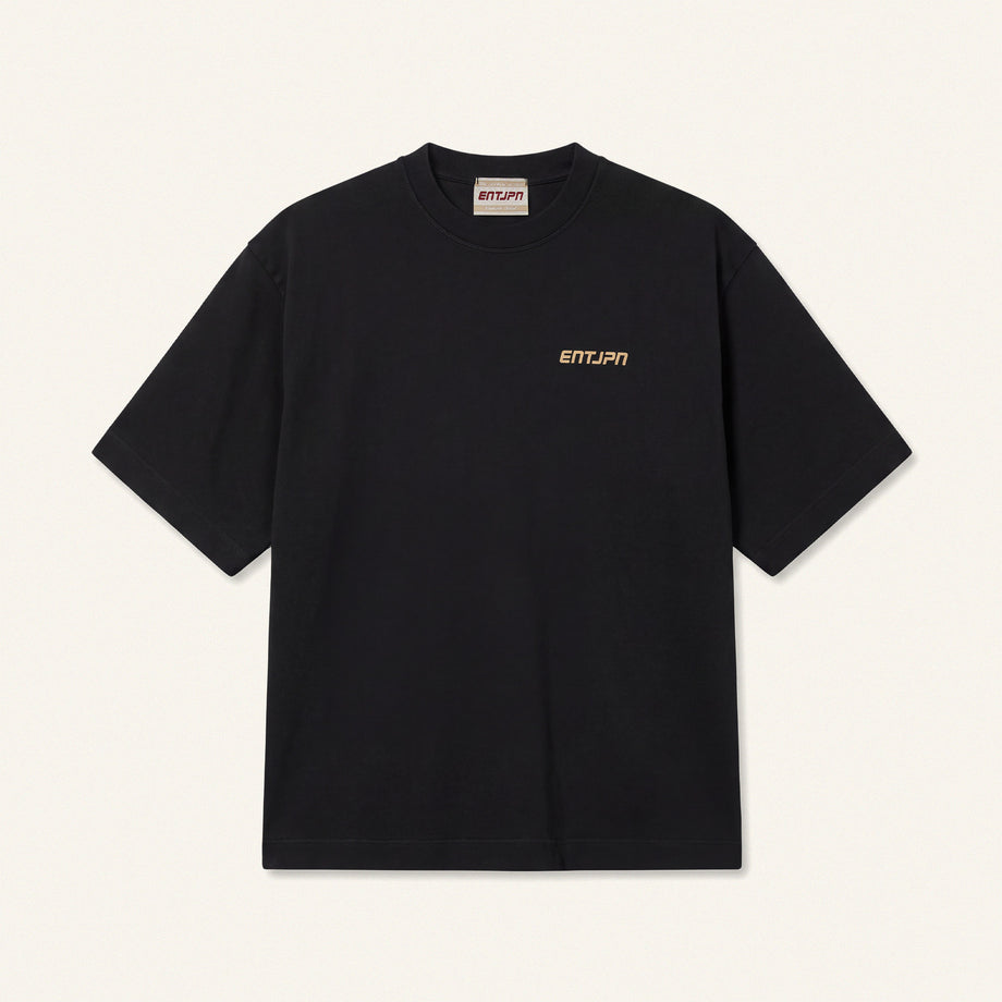 T-shirt in cotone nera con stampa 'ENTJPN 1975 Tokyo' image