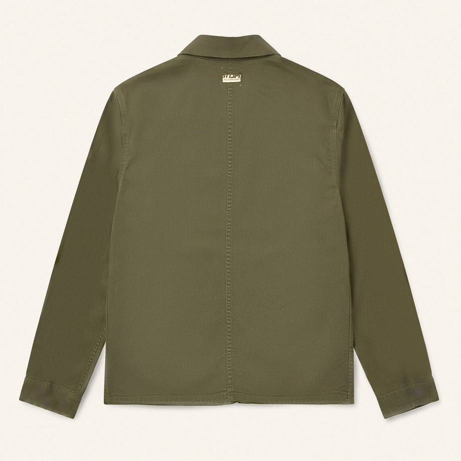 Field Jacket Workwear in twill di cotone military