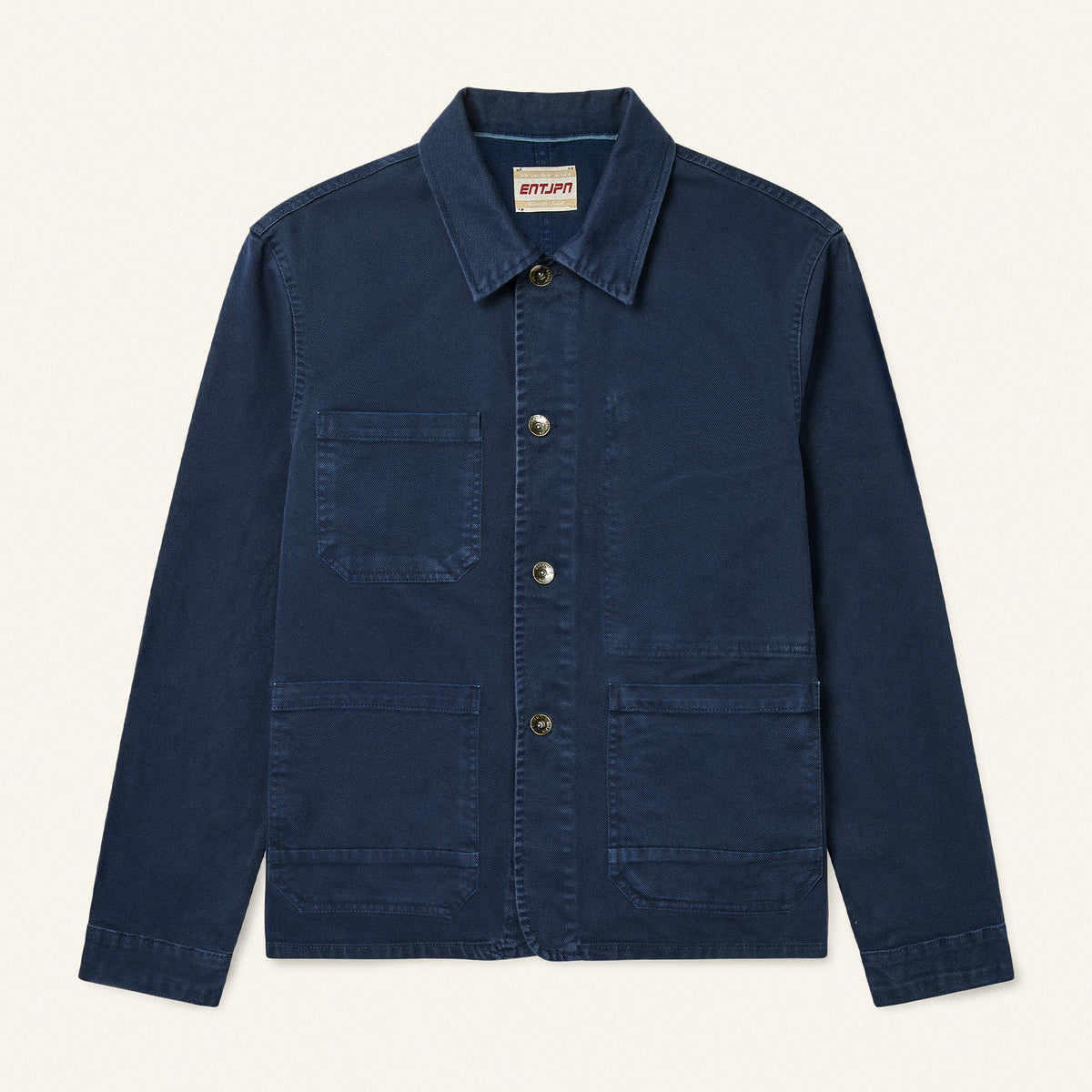 Field Jacket Workwear in twill di cotone indaco