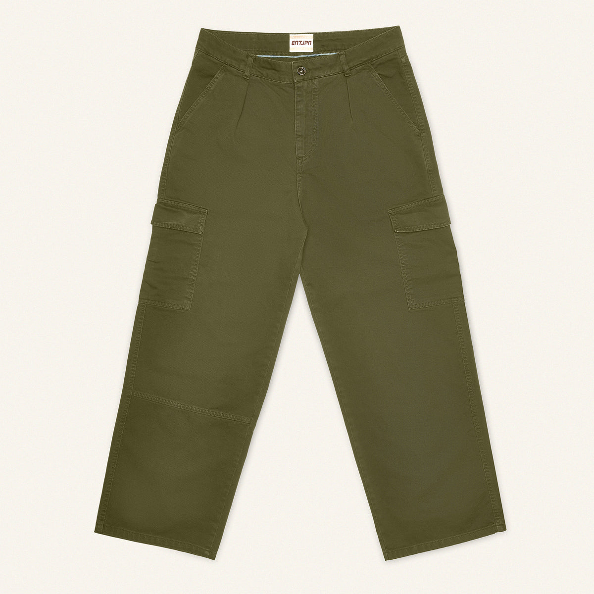 Pantalone Cargo Workwear in twill di cotone military