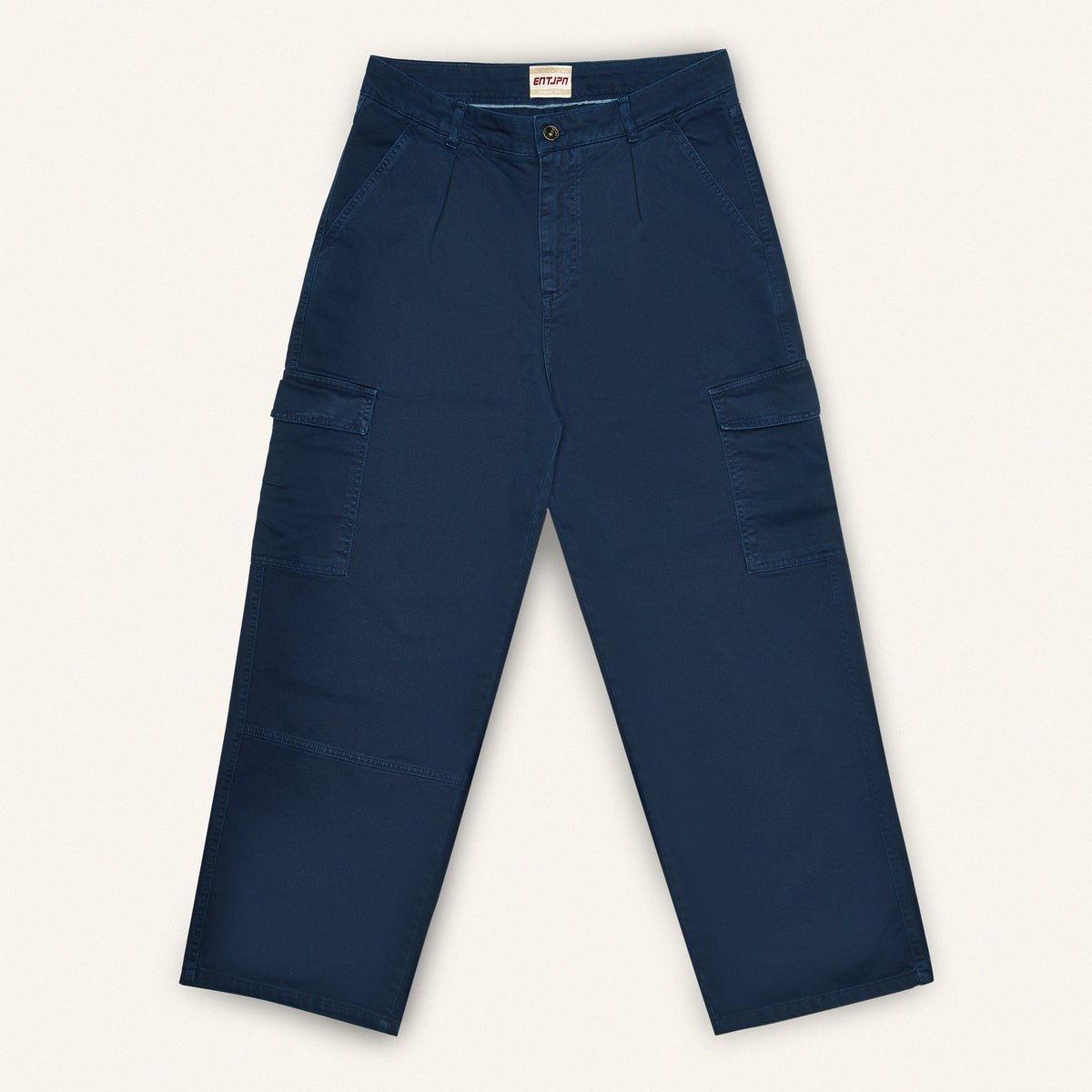 Pantalone Cargo Workwear in twill di cotone indaco