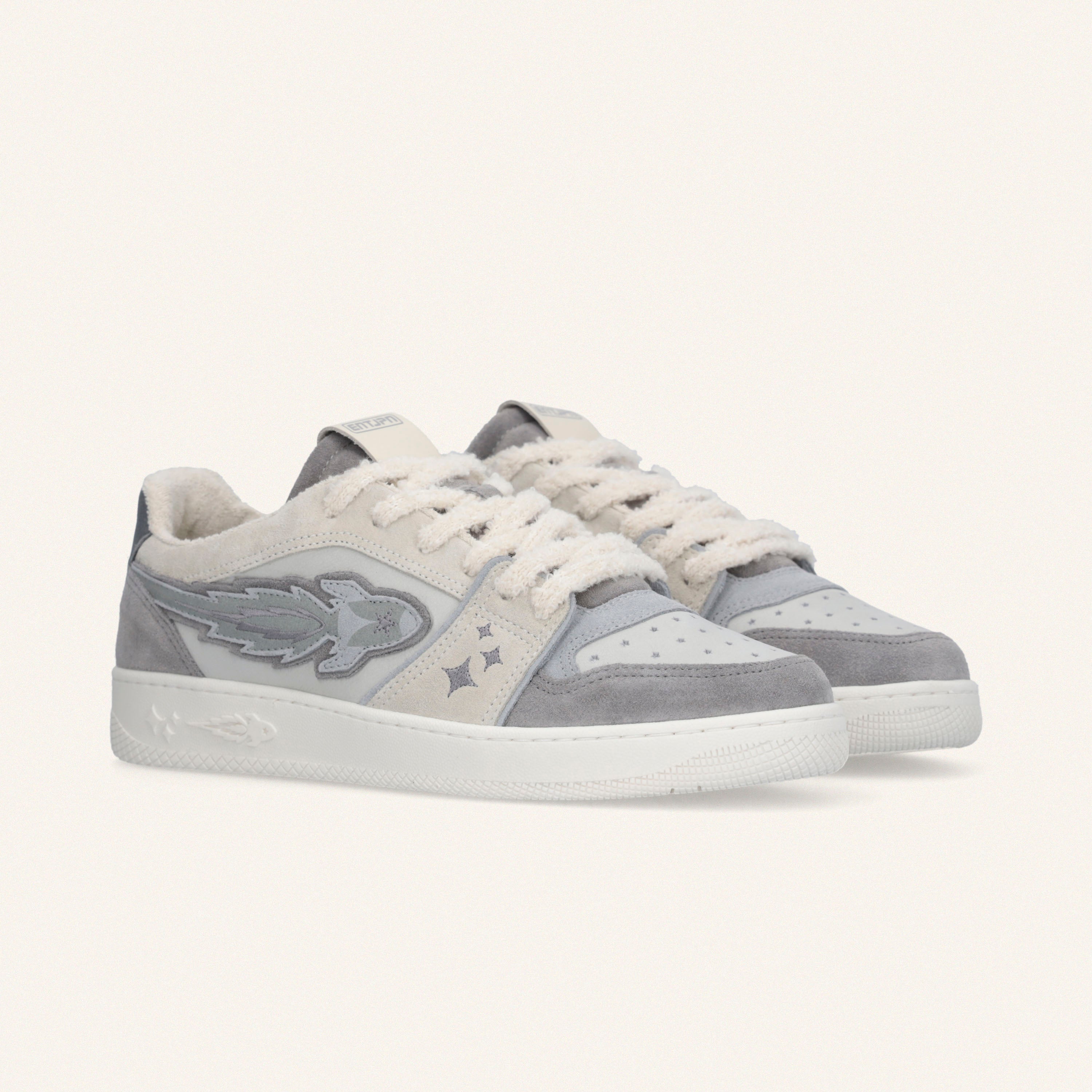 Entjpn Egg Rocket - sneakers grigie in suede