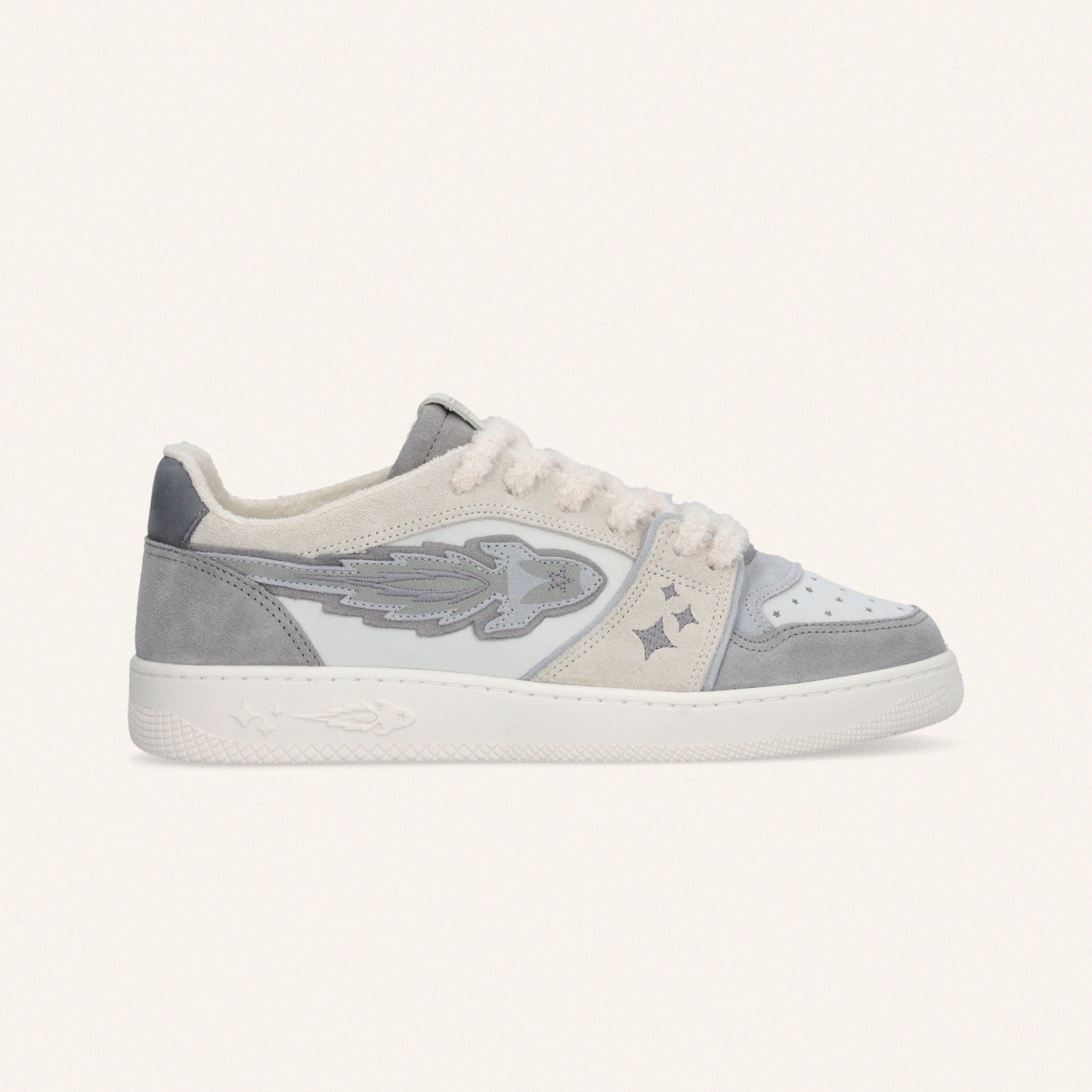 Entjpn Egg Rocket - sneakers grigie in suede
