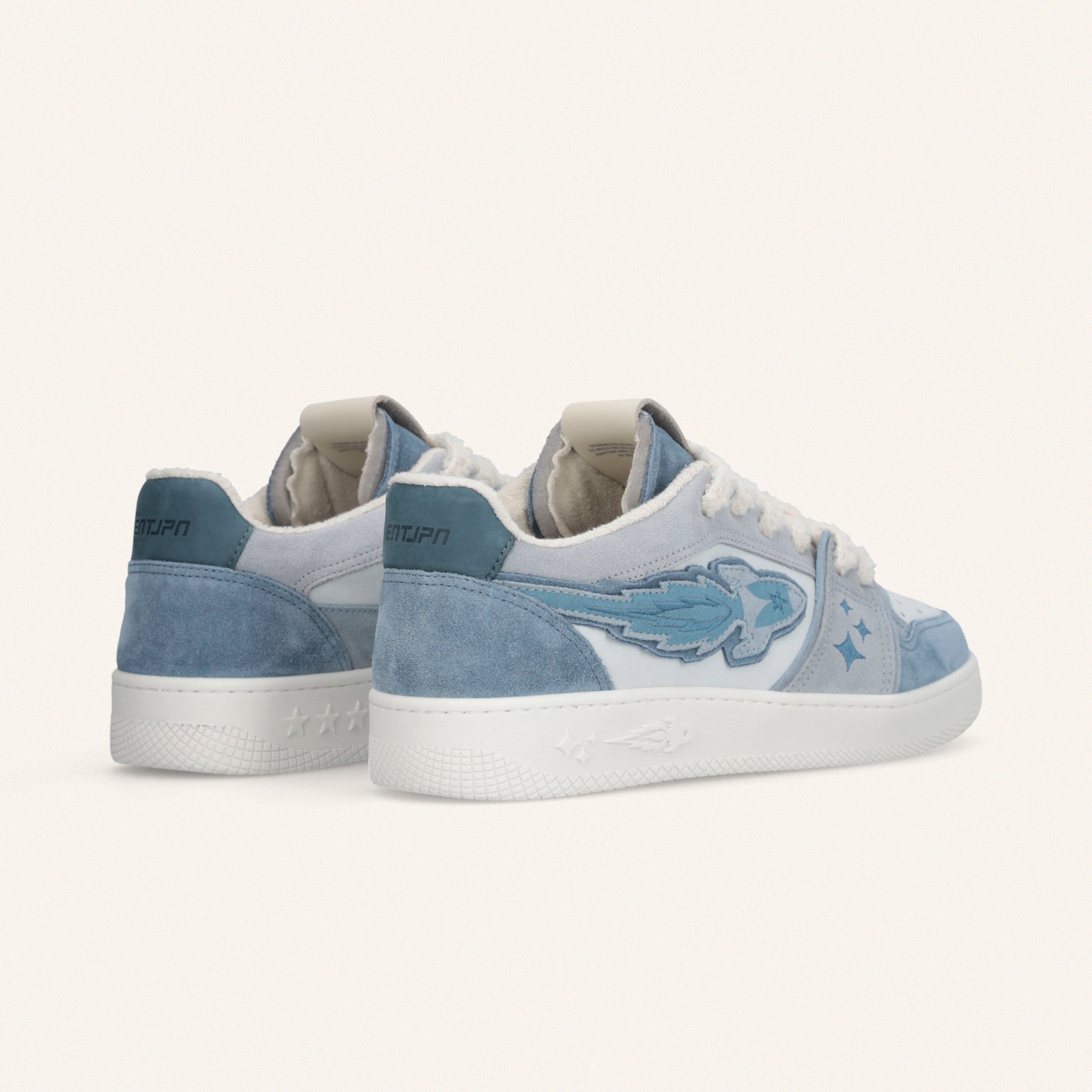 Entjpn Egg Rocket - sneakers in nabuk e suede sky