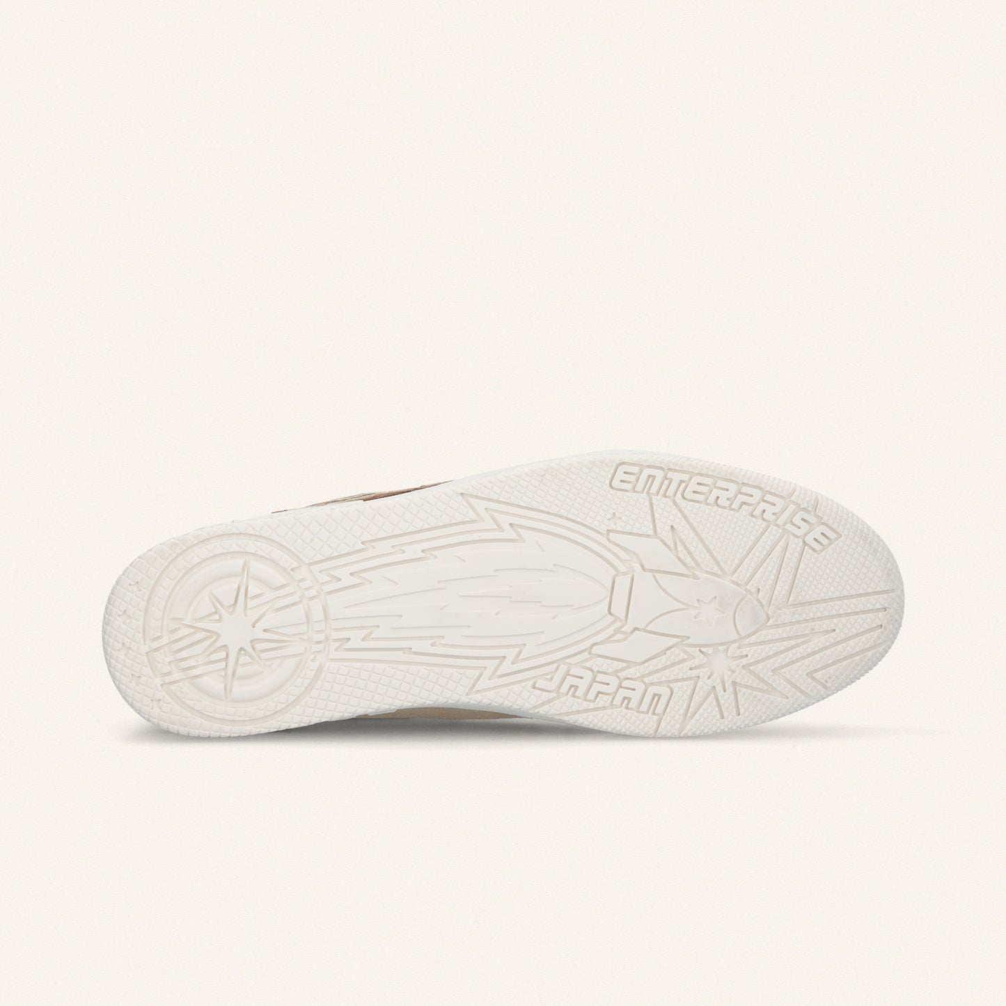 Entjpn Egg Rocket - sneakers in suede sabbia e marrone