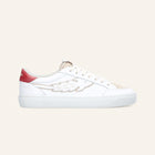 Entjpn Jupiter Rocket - sneakers in pelle bianca con talloncino rosso