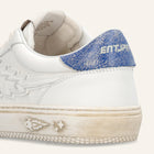 Entjpn Jupiter Rocket - sneakers in pelle bianca con talloncino blu