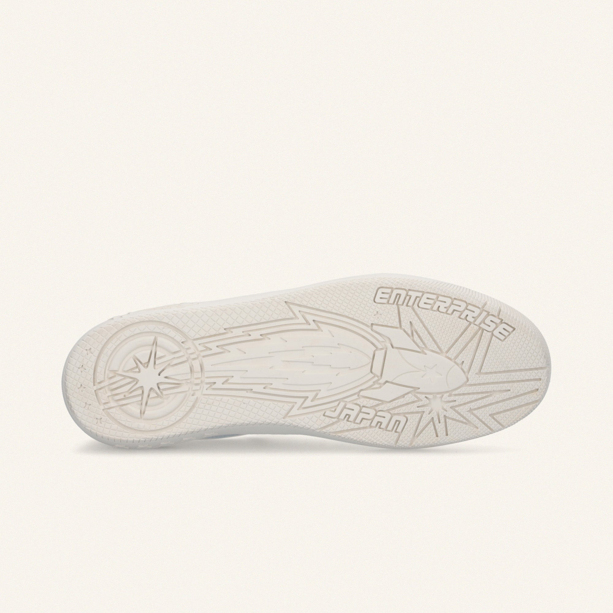 Entjpn Jupiter Rocket – unisex white leather sneakers