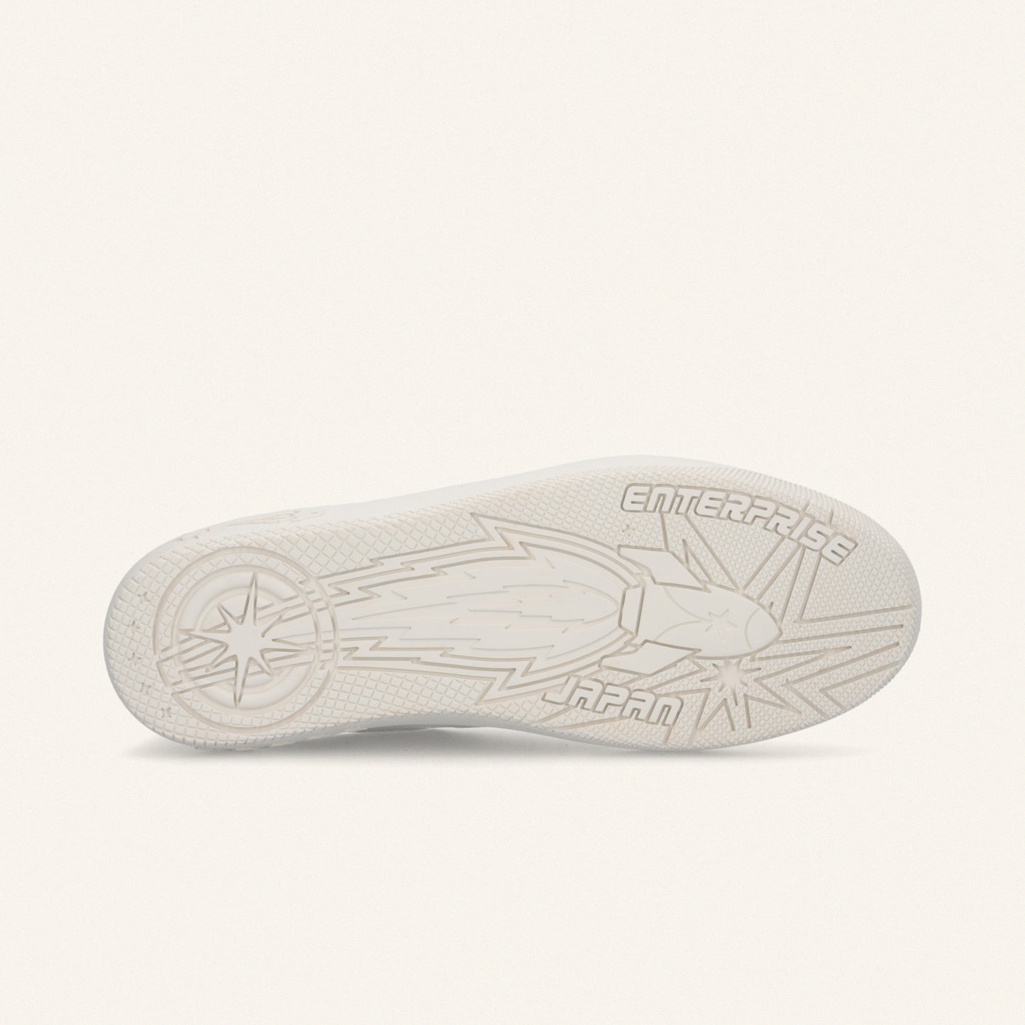 Entjpn Jupiter Rocket - sneakers in pelle con talloncino gold rose