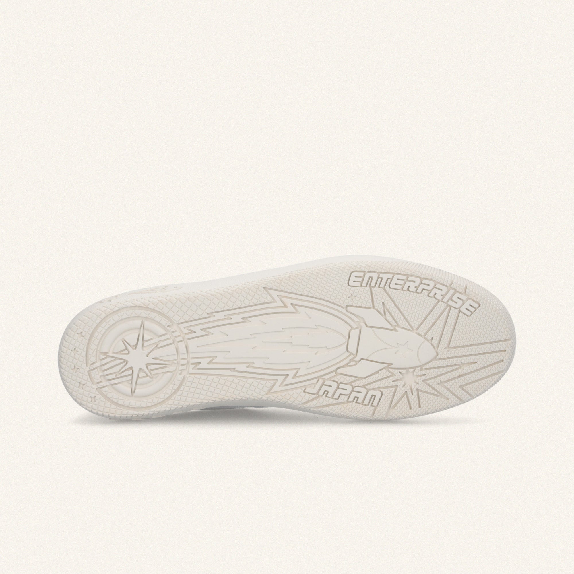 Entjpn Jupiter Rocket - sneakers in pelle con talloncino gold rose