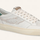 Entjpn Jupiter Rocket - sneakers in pelle bianca con talloncino verde