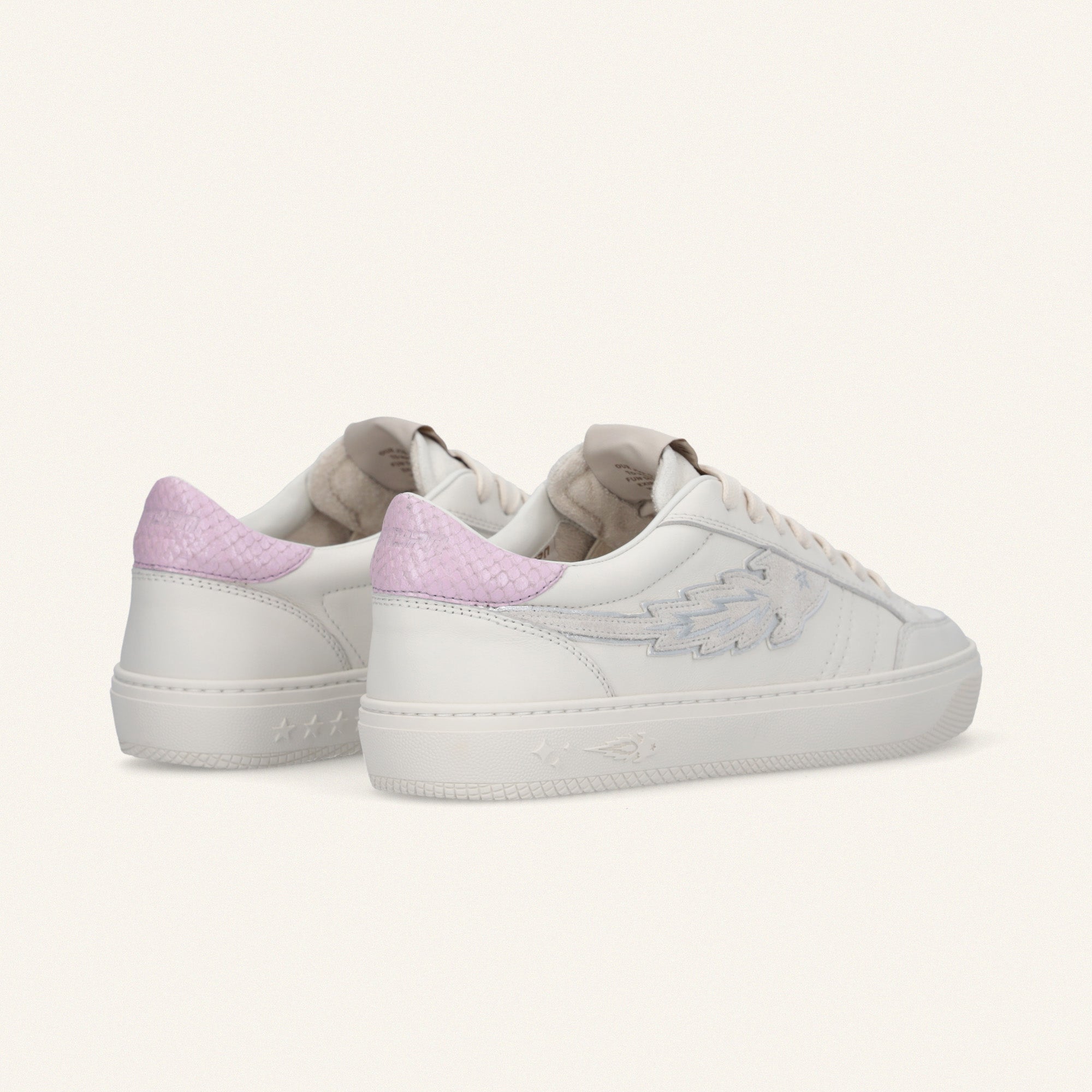 Entjpn Jupiter Rocket - sneakers donna in pelle con talloncino lilac