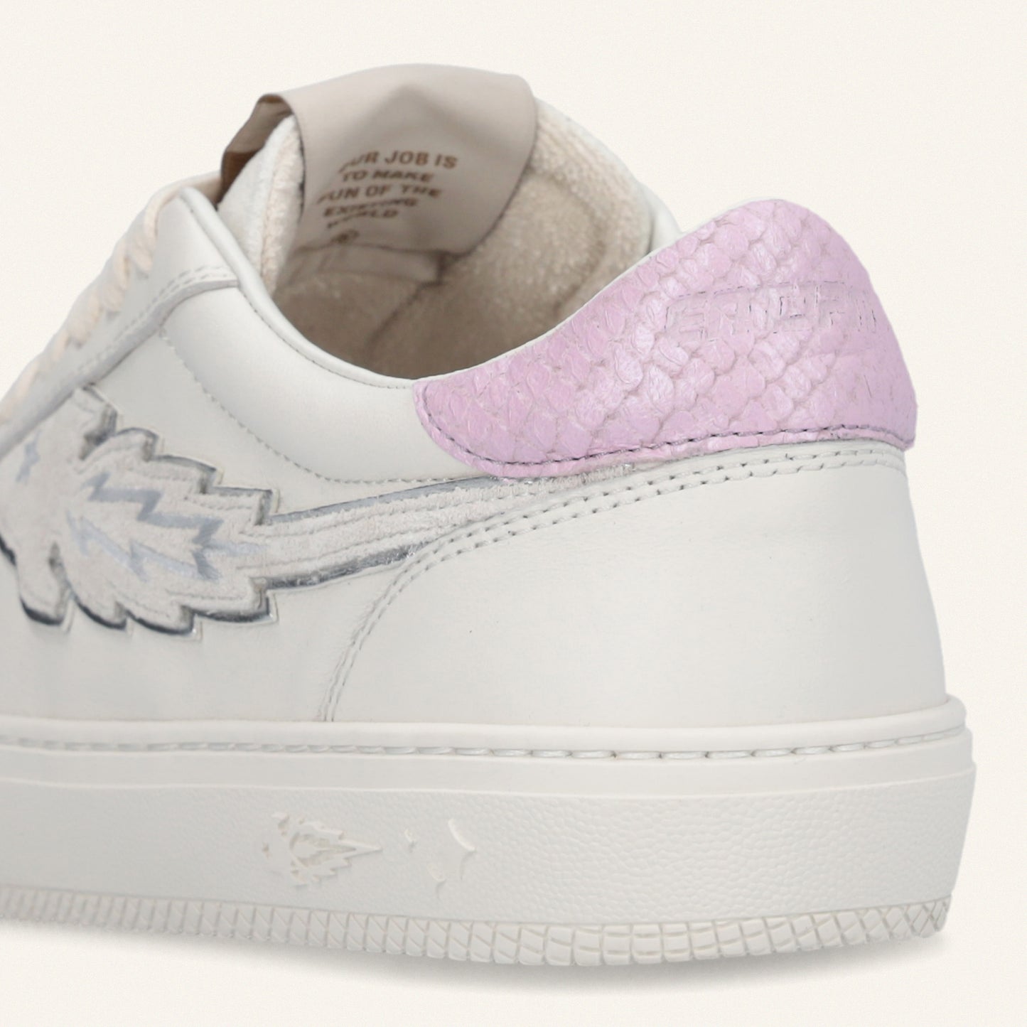 Entjpn Jupiter Rocket - sneakers donna in pelle con talloncino lilac
