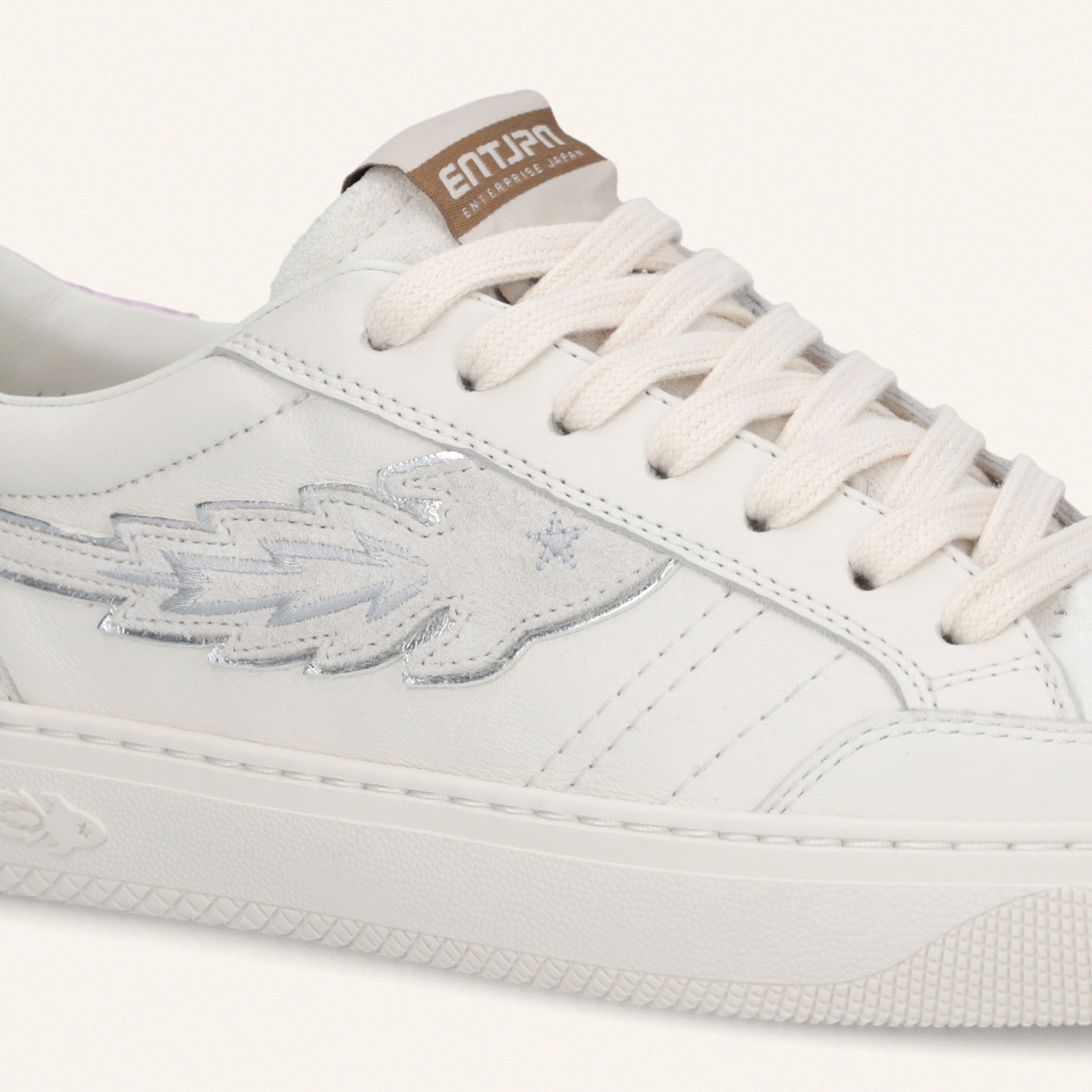 Entjpn Jupiter Rocket - sneakers donna in pelle con talloncino lilac