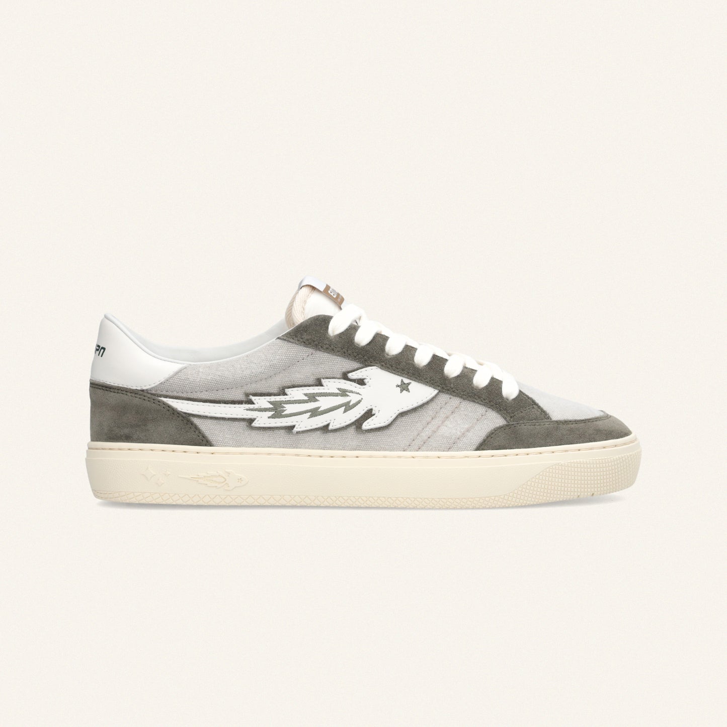 Entjpn Jupiter Rocket - sneakers grigie in pelle e crosta