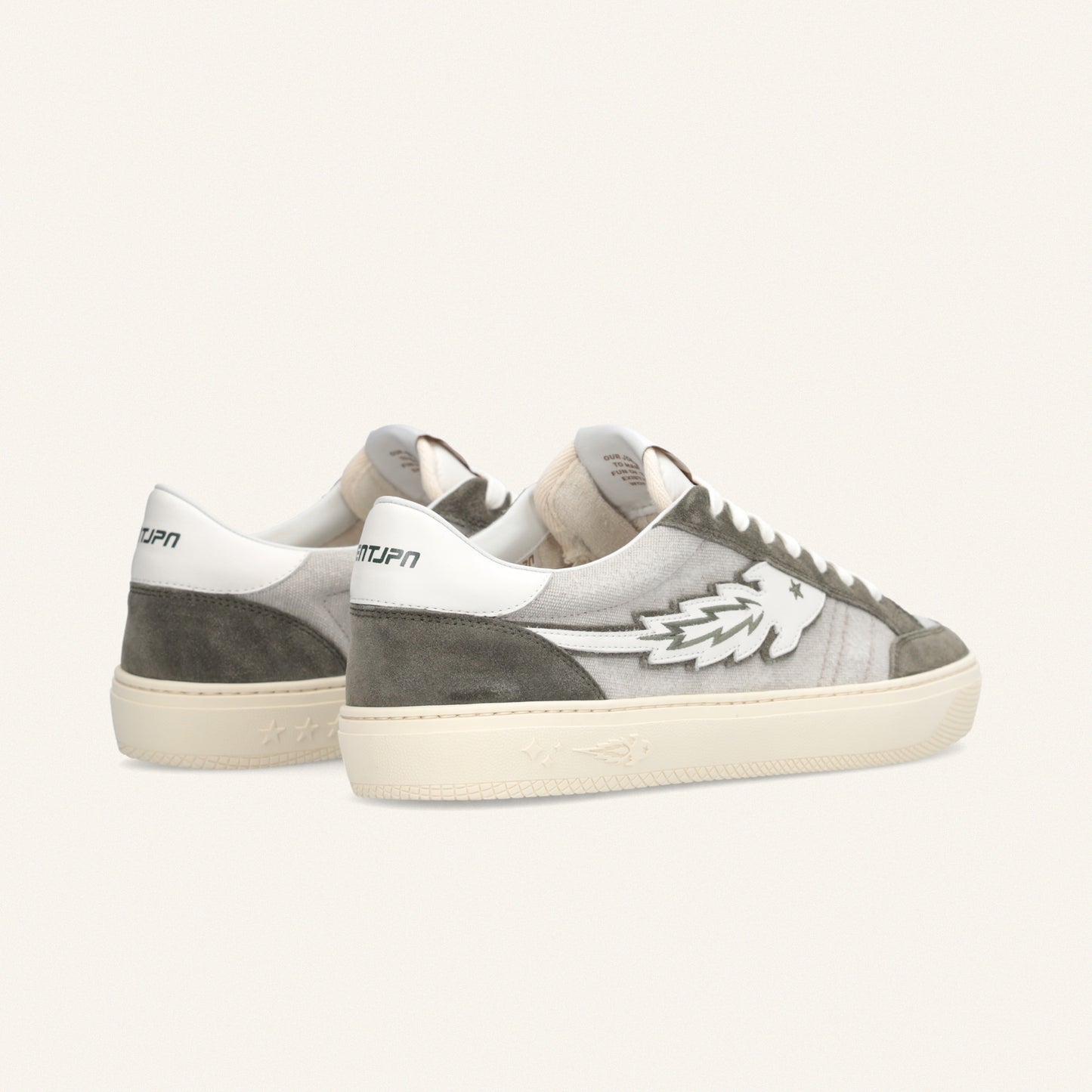 Entjpn Jupiter Rocket - sneakers grigie in pelle e crosta