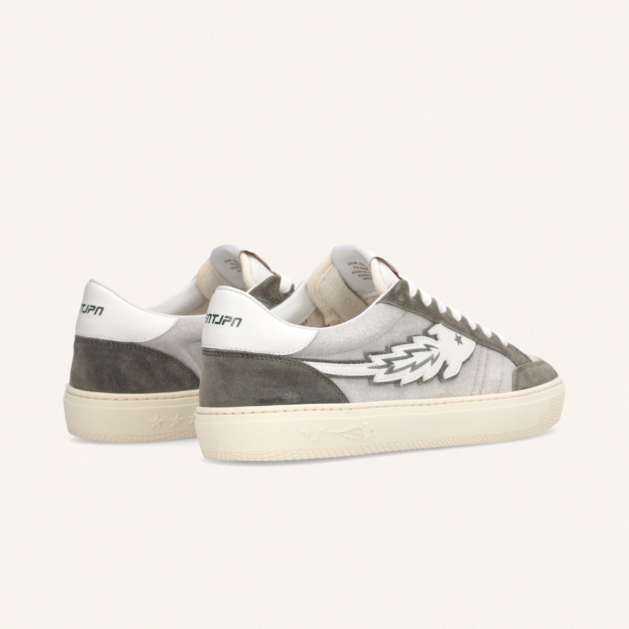 Entjpn Jupiter Rocket - sneakers grigie in pelle e crosta