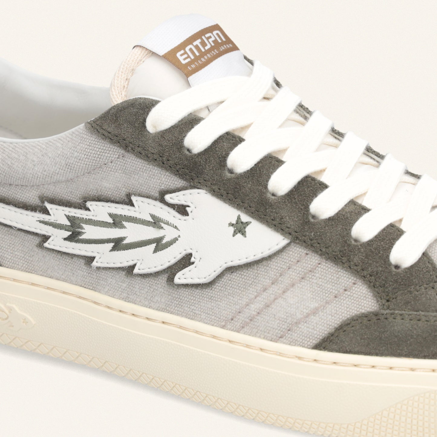 Entjpn Jupiter Rocket - sneakers grigie in pelle e crosta