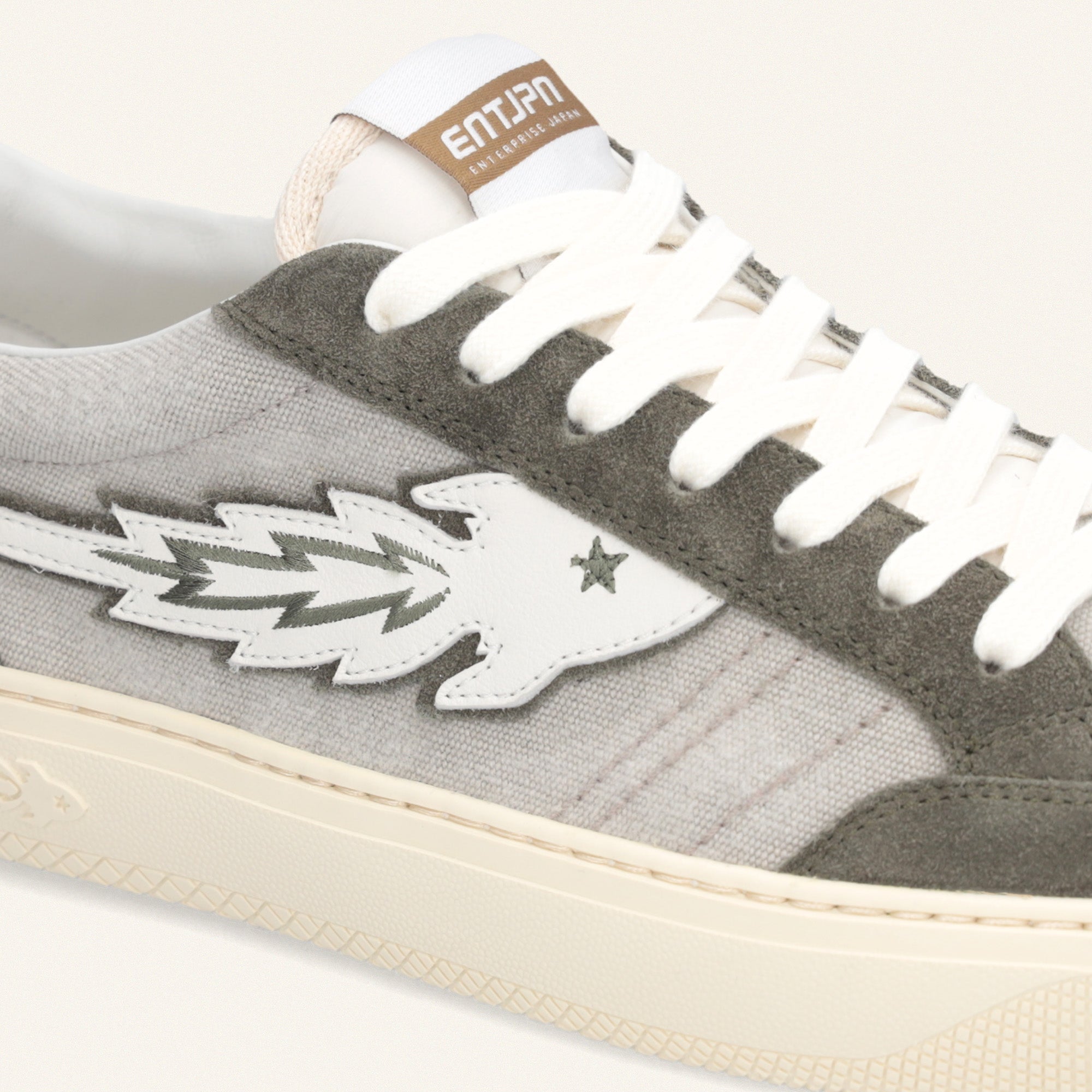 Entjpn Jupiter Rocket - sneakers grigie in pelle e crosta