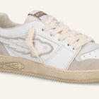 Entjpn Egg Rocket – white leather and suede sneakers