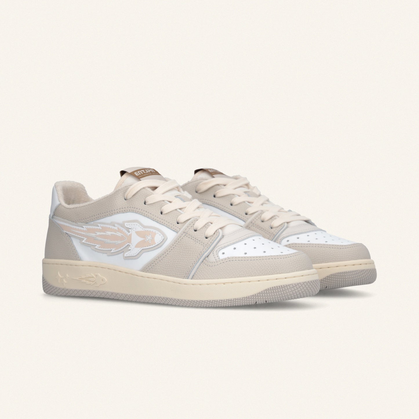 Entjpn Egg Rocket – sneakers in tumbled leather