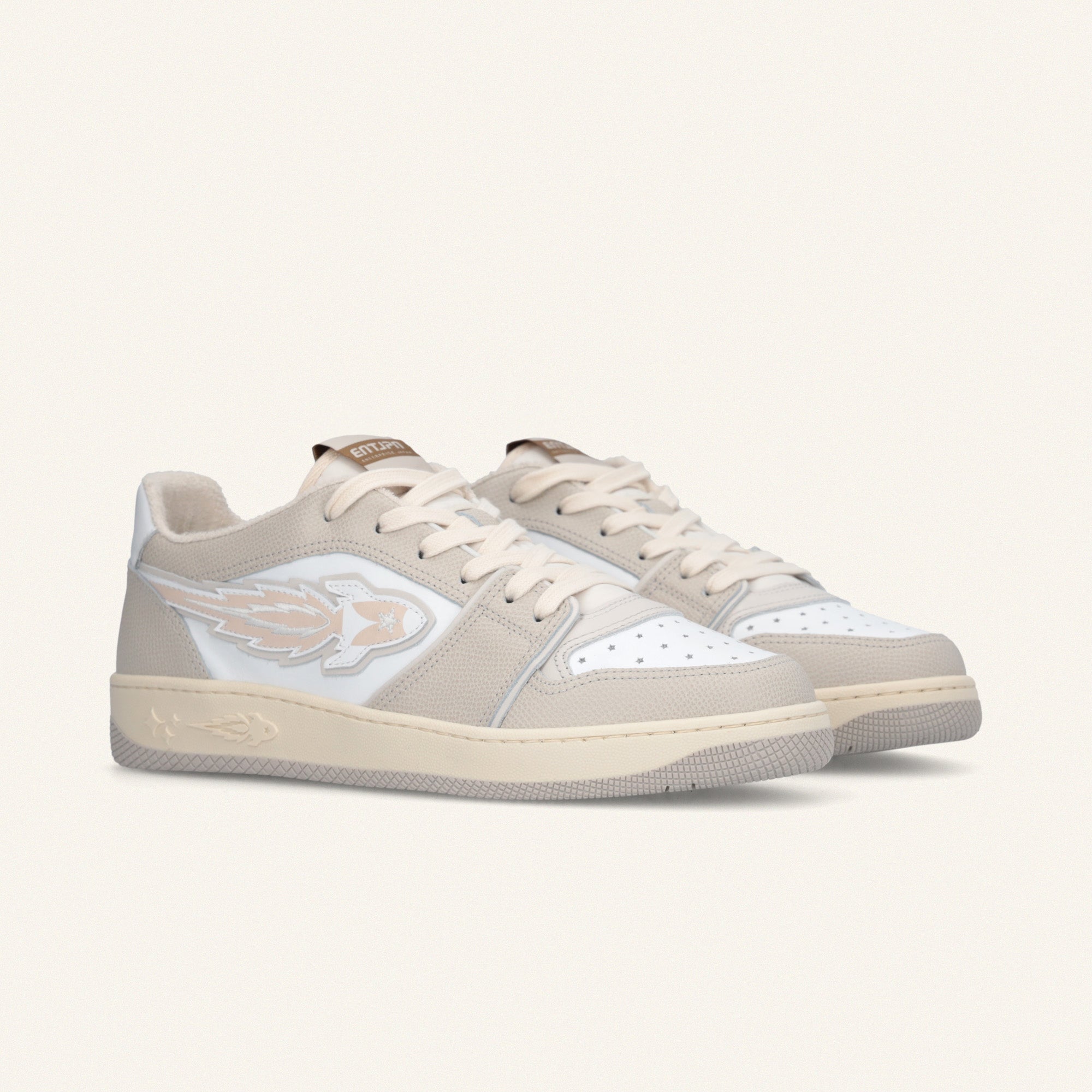 Entjpn Egg Rocket – sneakers in tumbled leather