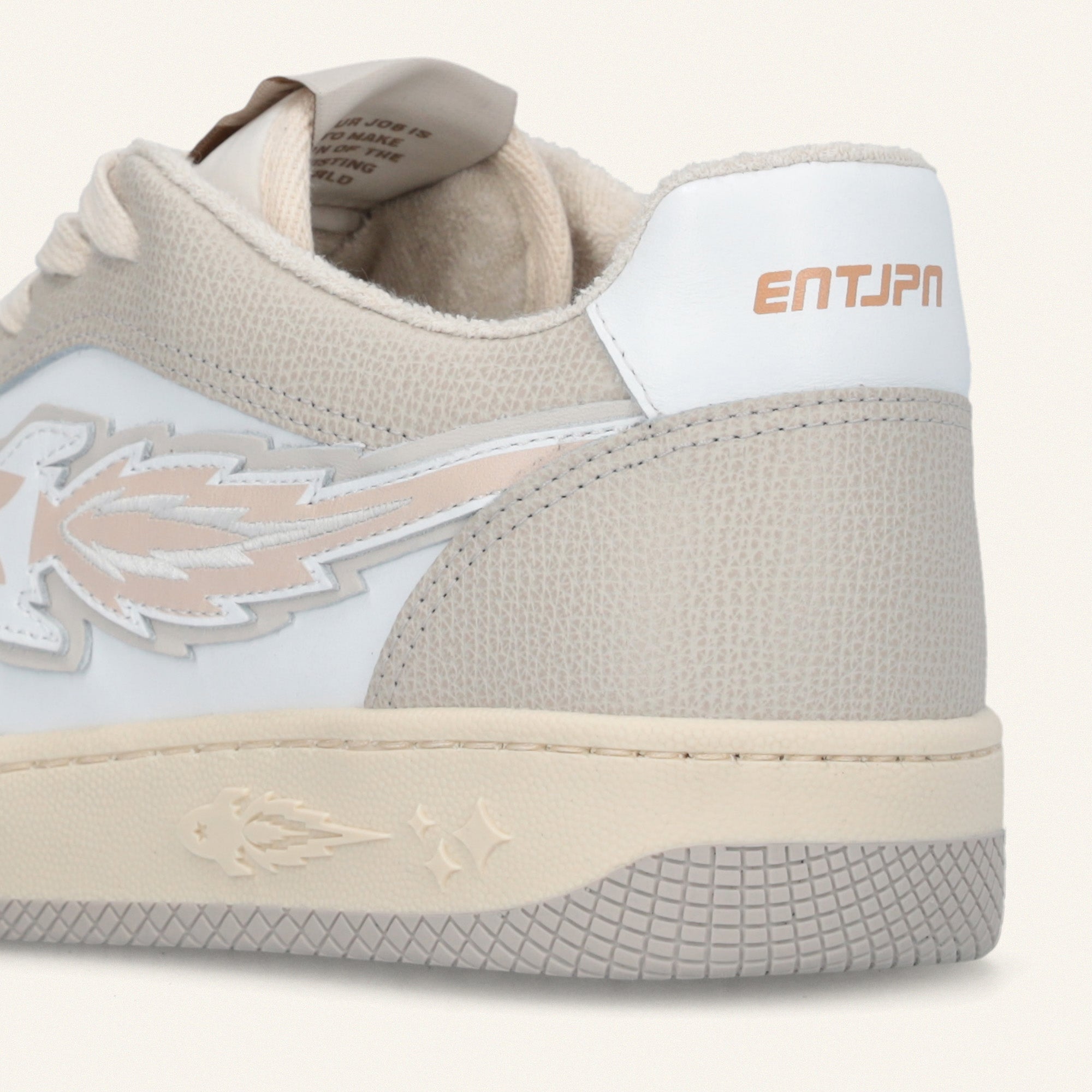 Entjpn Egg Rocket – sneakers in tumbled leather