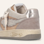 Entjpn Egg Rocket – blush sneakers in suede and laminate