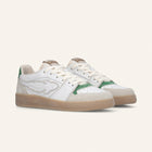 Entjpn Egg Rocket – leather sneakers with green details