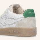 Entjpn Egg Rocket – leather sneakers with green details