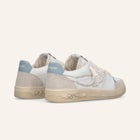 Entjpn Egg Rocket – leather sneakers with light blue inserts