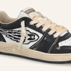 Entjpn Egg Rocket - sneakers vintage in pelle bianche e nere