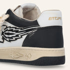 Entjpn Egg Rocket - sneakers vintage in pelle bianche e nere