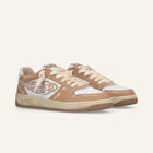 Entjpn Egg Rocket - sneakers vintage in pelle bianche e color camel