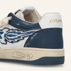 Entjpn Egg Rocket - sneakers vintage in pelle bianche e blue