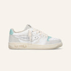 Entjpn Egg Rocket – woman leather sneakers with aquamarine inserts